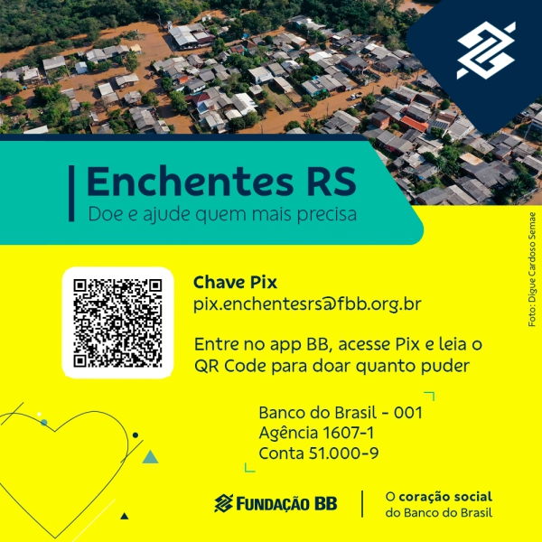 Banco do Brasil e Fundação BB realizam ação de apoio aos atingidos pela passagem do ciclone extratropical no RS